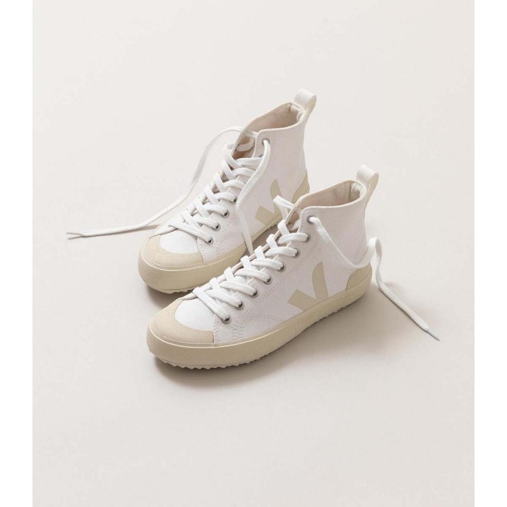 Men's Veja NOVA HIGH TOP CANVAS PIERRE High Tops White | ZA 103FDN